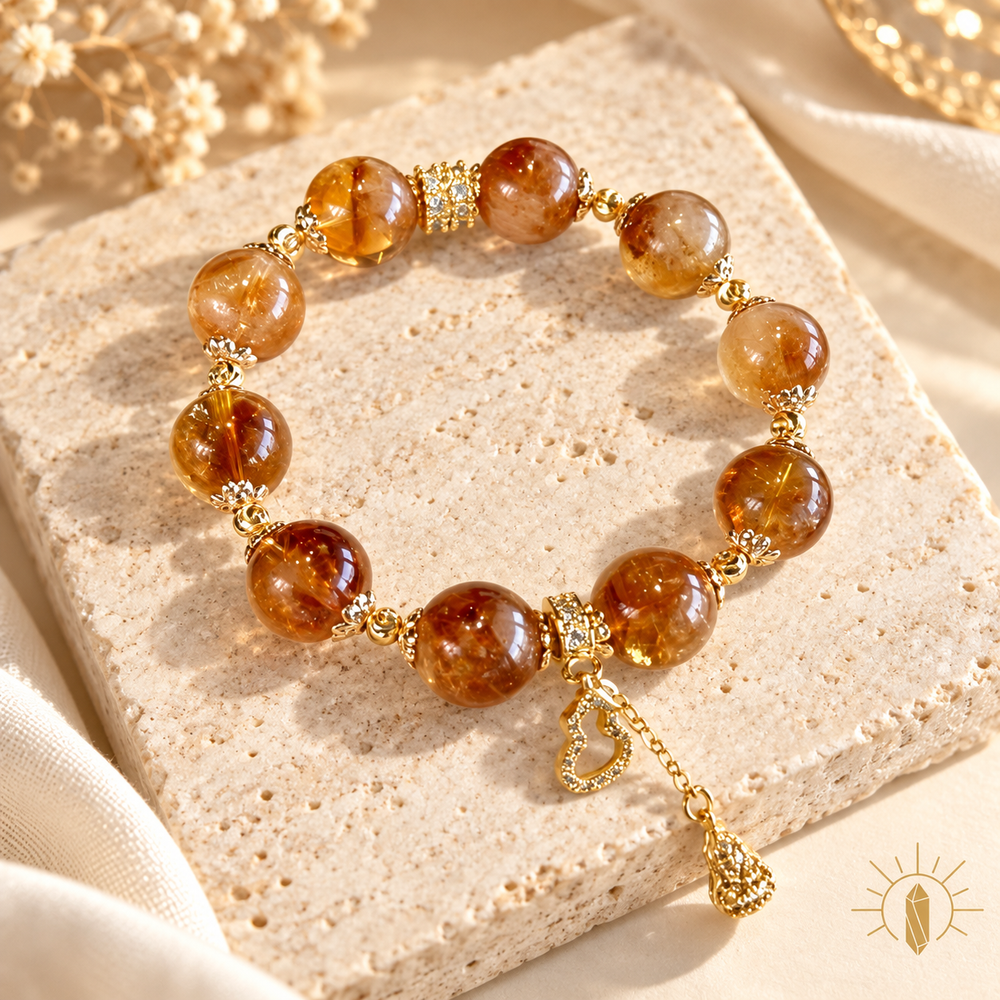 Golden Quartz Bracelet