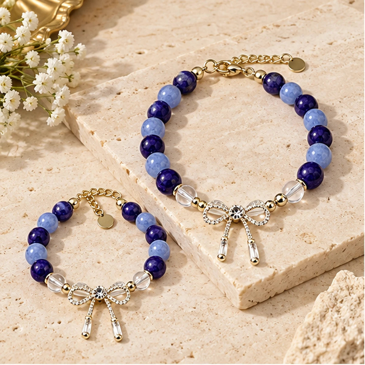 Blue Agate Bond Pet and Owner Set