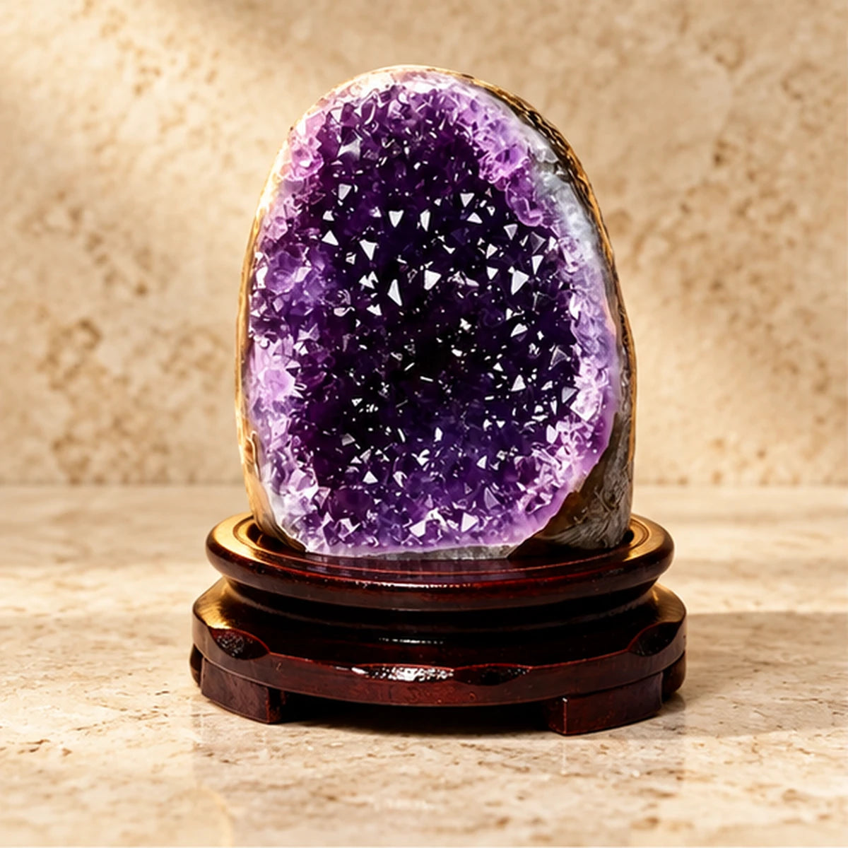 Amethyst Cave Table Display