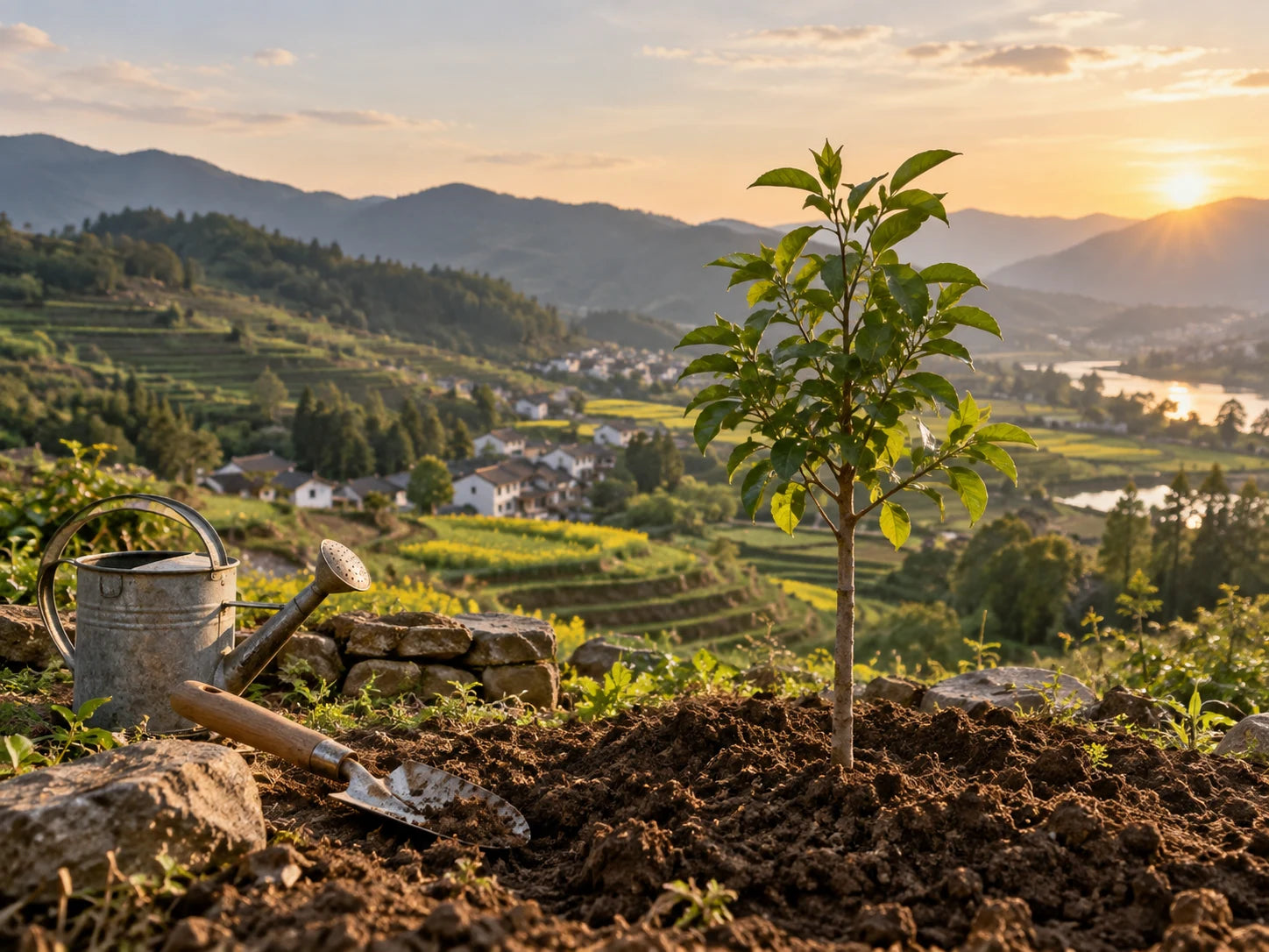 Planting hope trees — planned cause artwork