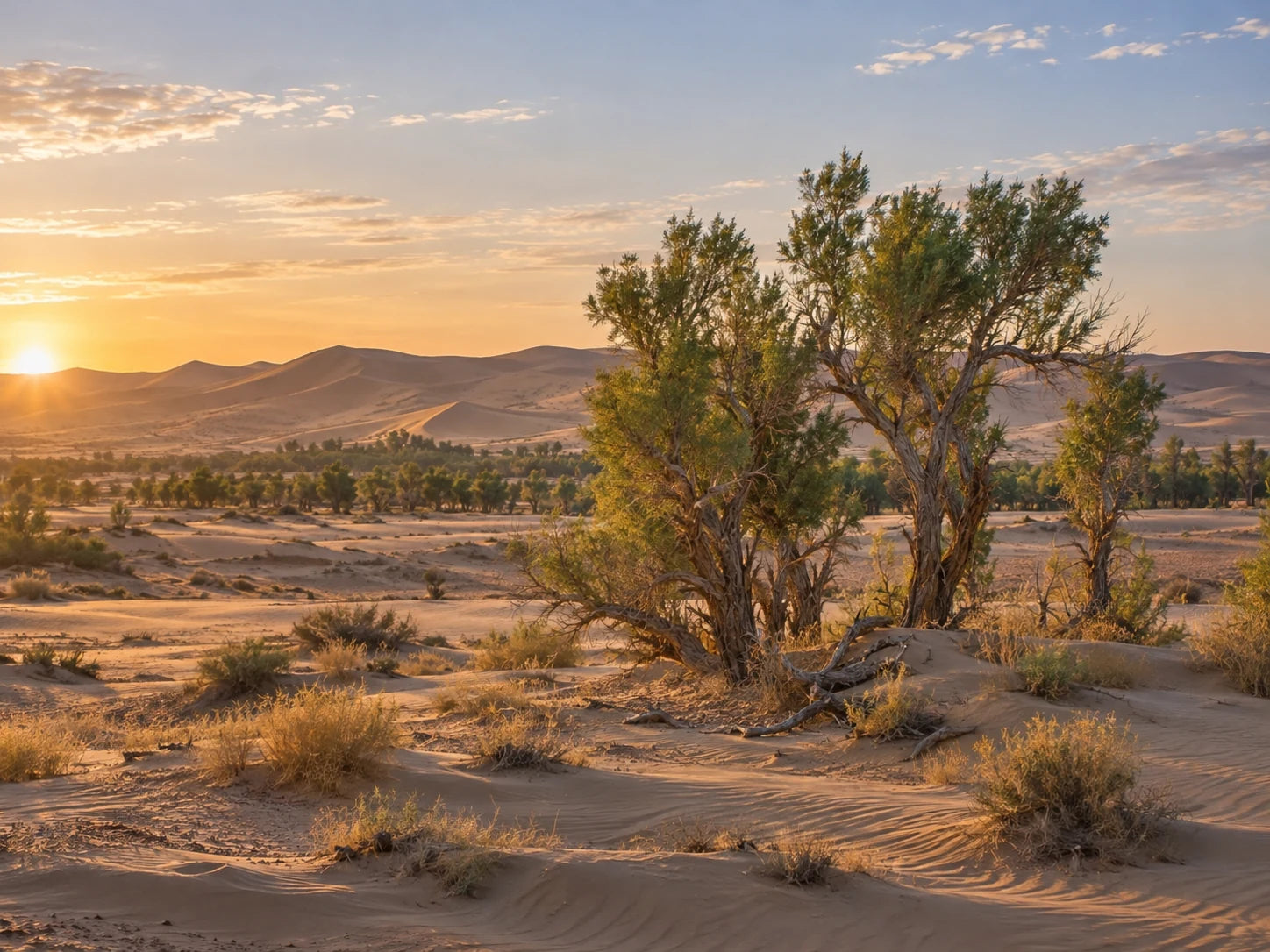 Desert restoration — planned cause artwork